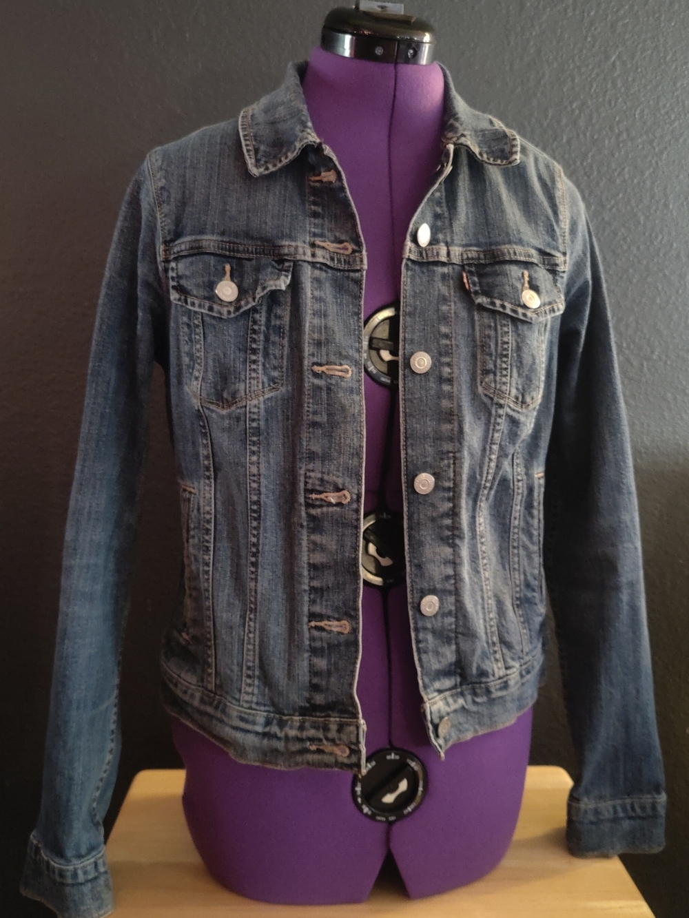Classic Women's Blue Denim Jean Jacket